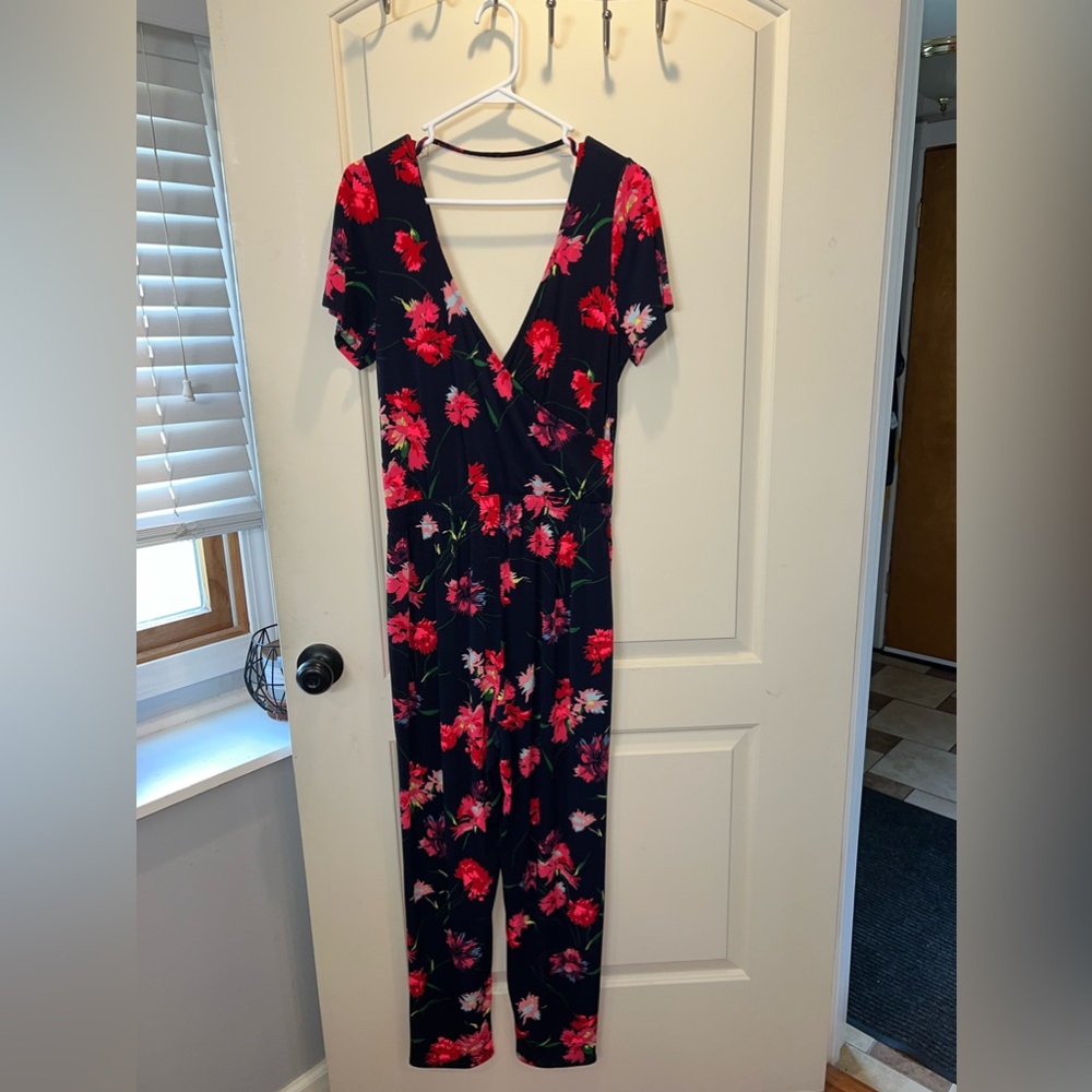 Express floral jumpsuit
